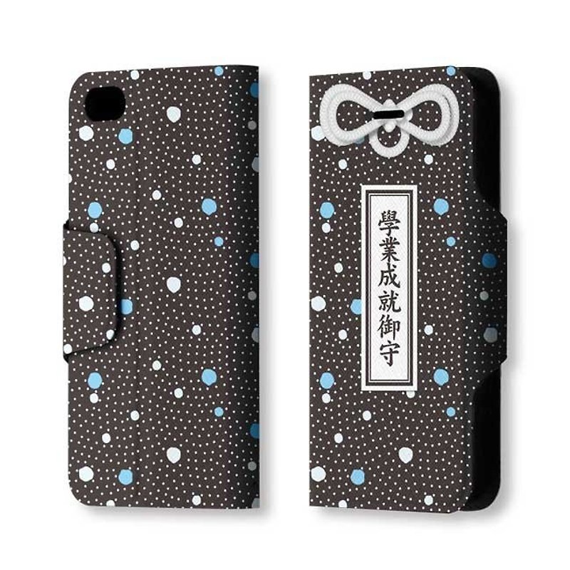 PIXOSTYLE iPhone 5 / 5S clamshell protective holster snow Yu Shou PSIB5-033 - เคส/ซองมือถือ - หนังแท้ สีดำ