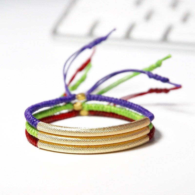 ITS: 850 [G Series models Wax wire braided lucky bracelet]. 20 colors are optional. - Bracelets - Waterproof Material 
