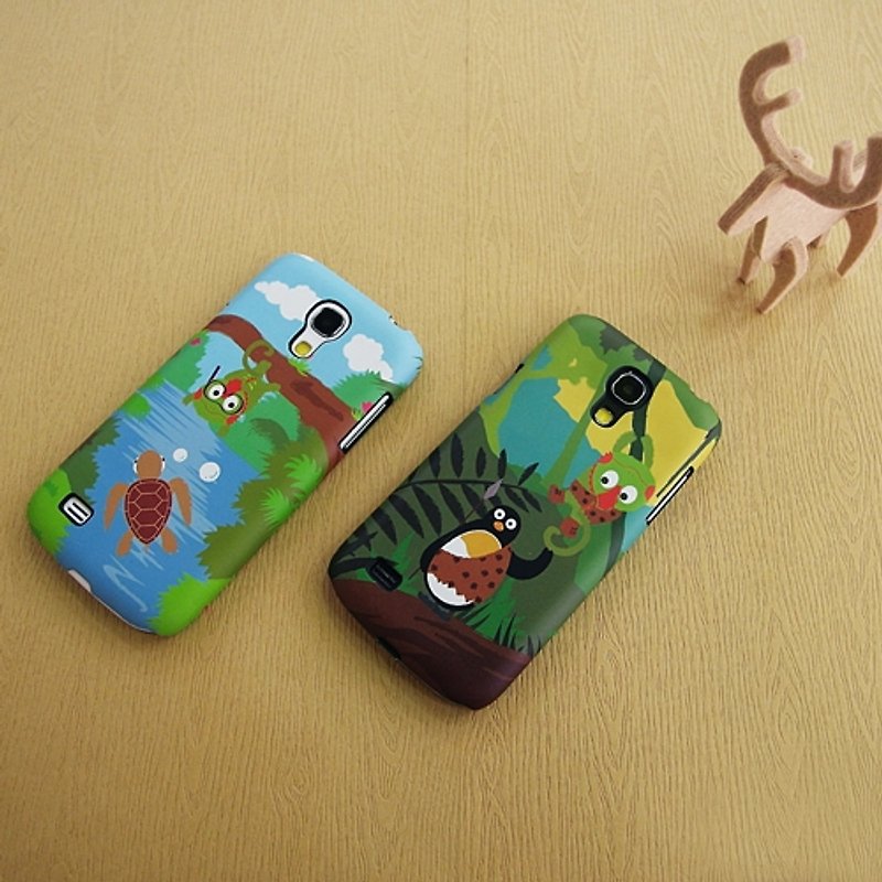 Kalo 卡樂創意 Galaxy S4 mini 童話彩繪風格保護殼 - 其他 - 塑膠 綠色