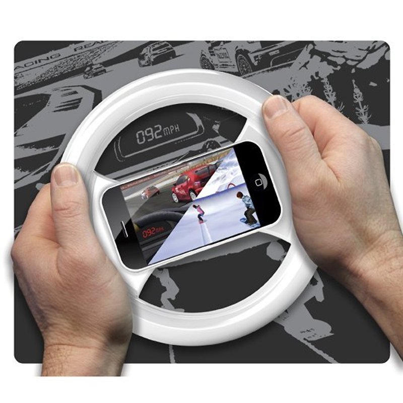 Clingo game steering wheel - Items for Display - Other Materials White