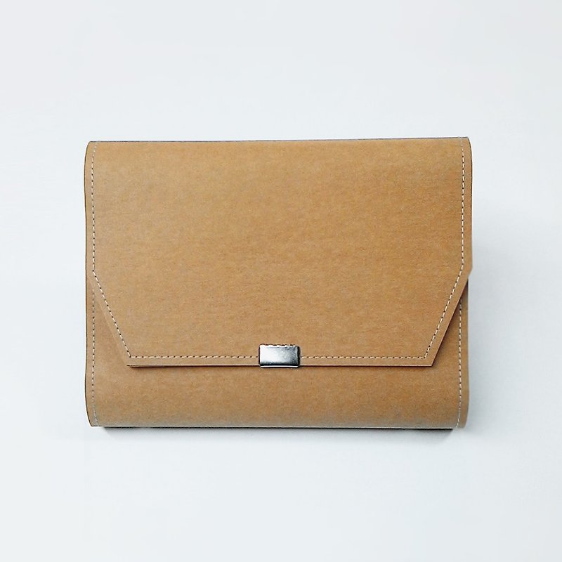 A5 six hole binder--notebook clip--can be washed kraft paper - Notebooks & Journals - Paper Brown