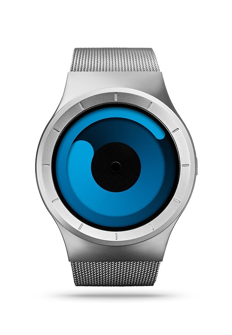 宇宙重力系列腕錶 MERCURY(銀/海洋藍 , Chrome/Ocean) - 女錶 - 其他金屬 灰色