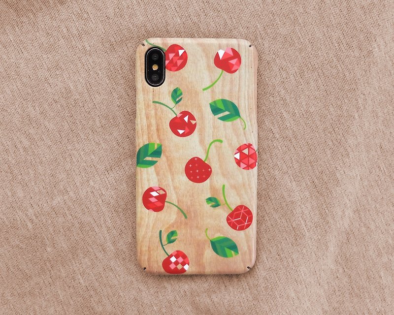 Cherry iPhone case 手機殼 เคสเชอร์รี่ - Phone Cases - Plastic Red