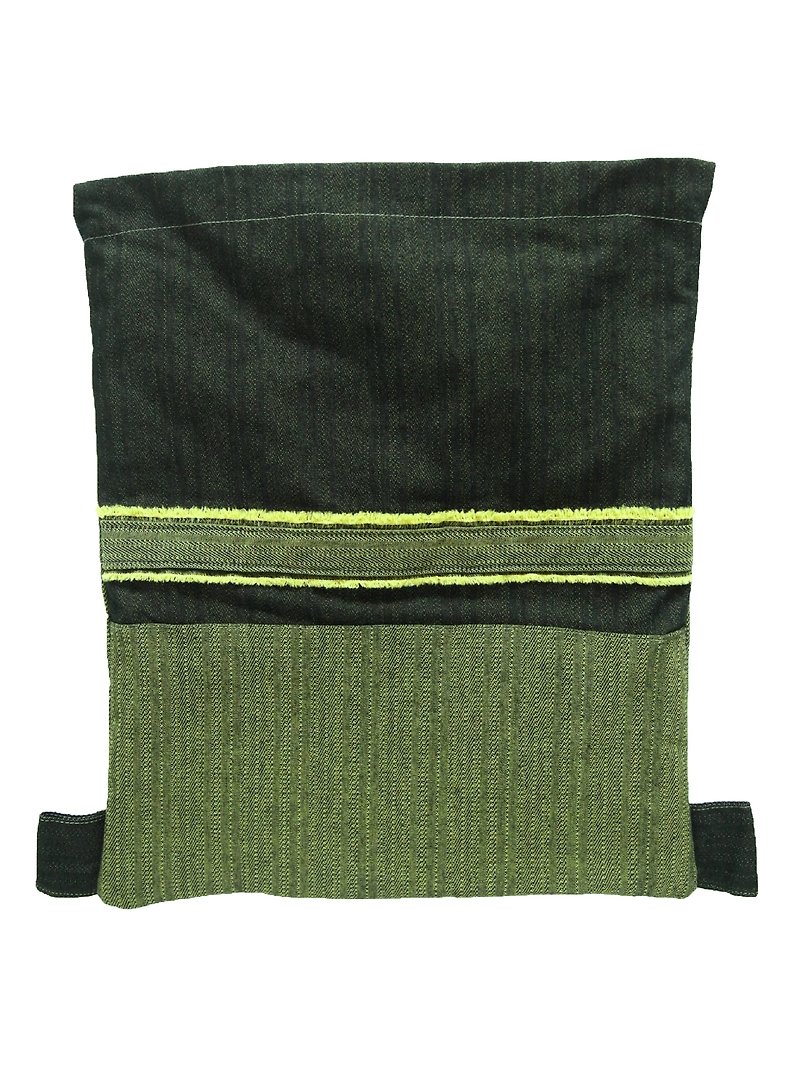 綠光森林束口袋 - Drawstring Bags - Other Materials Green