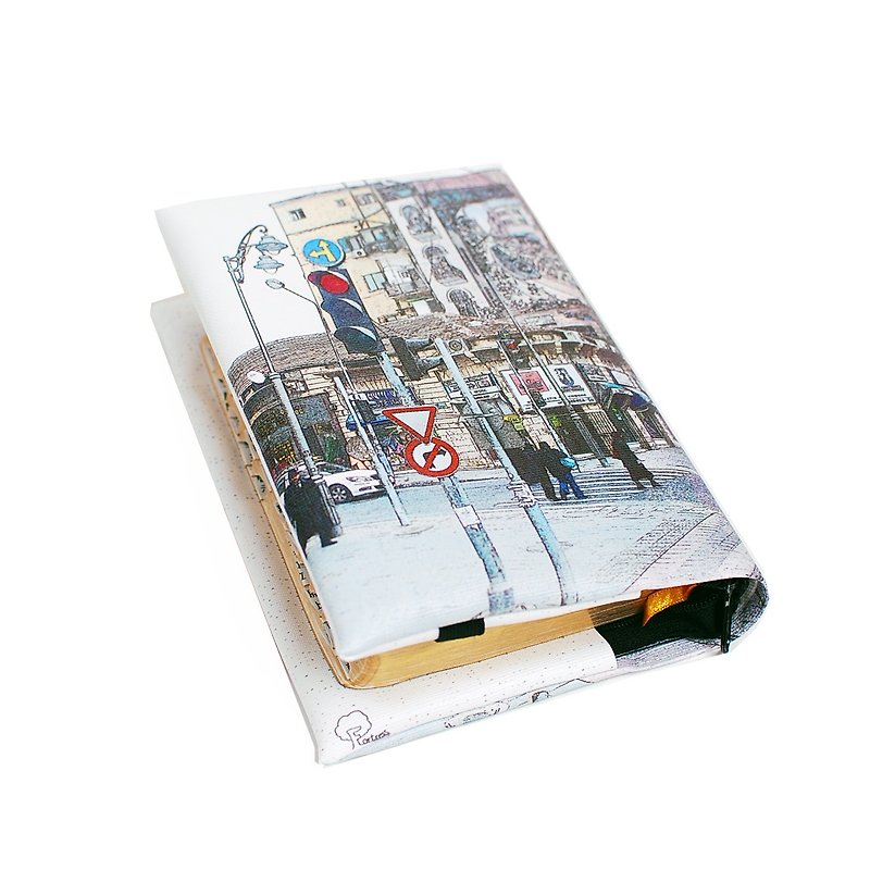 Israel street。Customed book cover - Book Covers - Waterproof Material Multicolor