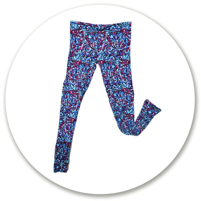 【 波蝕大海 】內搭褲  Legging - Women's Pants - Other Materials Multicolor