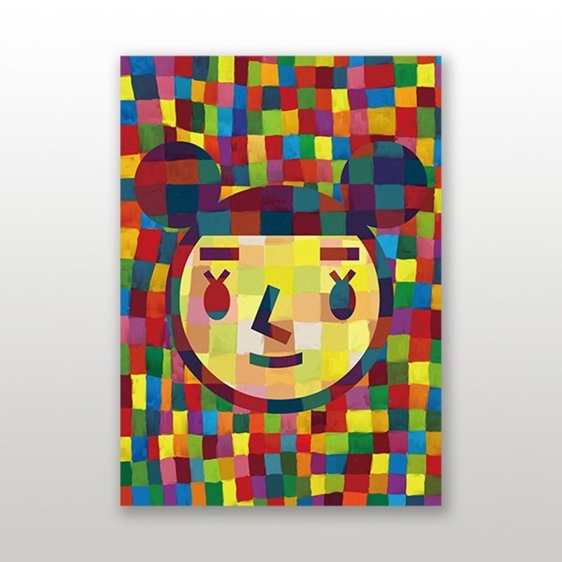 【BestFriend】Graphic Postcard 圖像名信片 / Klee GirlFriend - 卡片/明信片 - 紙 多色