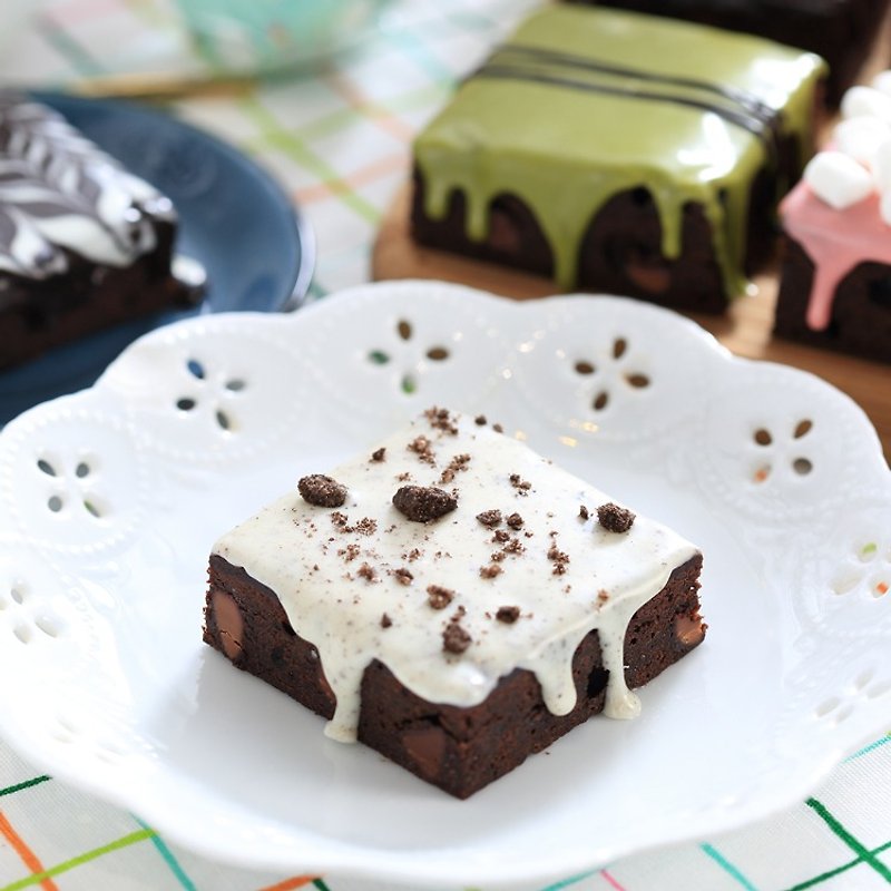 [Mr. Brown Bear Chocolate Brownie] crispy white chocolate Brownie 6 - Cake & Desserts - Fresh Ingredients White
