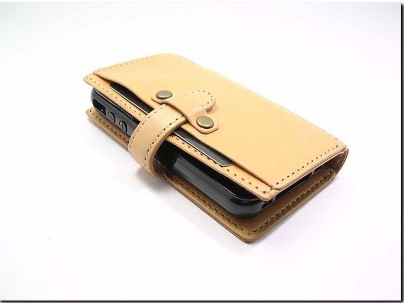 Hand-stitched leather ----- Horizontal iphone5 / 4 / 4s / i6 leather, all kinds of mobile phones - Other - Genuine Leather 