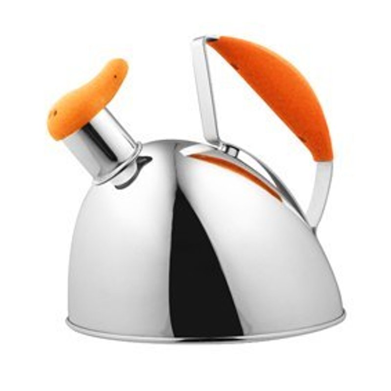 OSICHEF Mermaid Stainless Steel Flute Teapot - Orange - เครื่องครัว - โลหะ สีส้ม