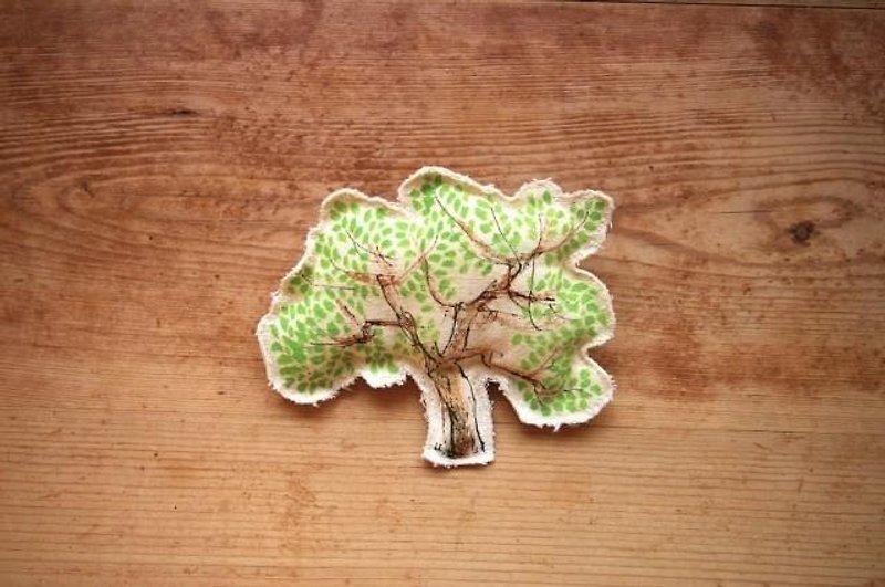 tree broach - Brooches - Other Materials Green