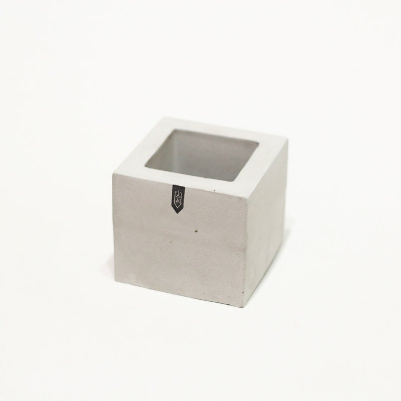 Square-方形水泥盆（新版） - 植栽/盆栽 - 水泥 灰色