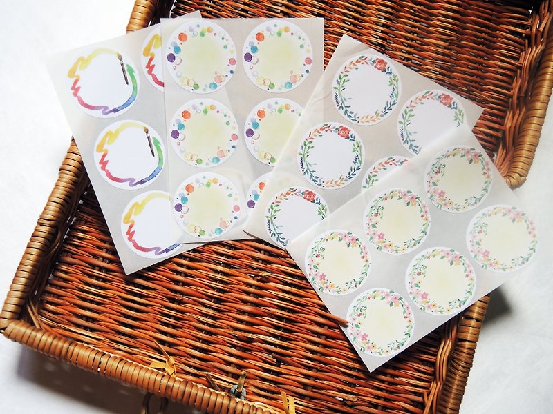 Sticker can be written-mixed - Stickers - Paper Multicolor