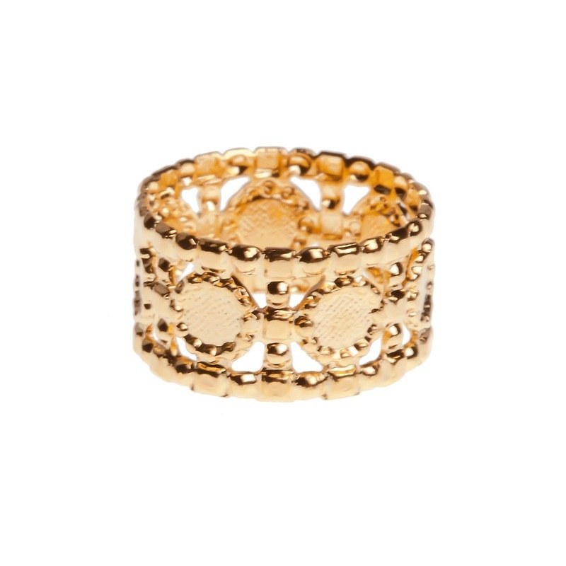 法式古典約瑟芬戒指 - 戒指 - 其他金屬 金色
