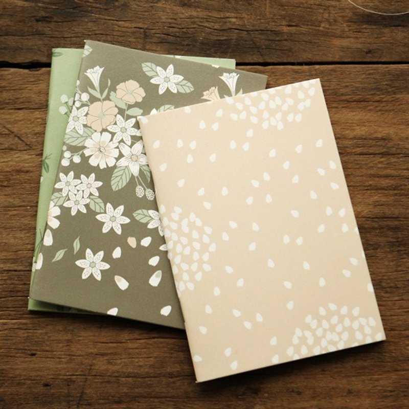 Dailylike blank notebook pocket group (3 in) - Autumn flower clusters, E2D89633 - Notebooks & Journals - Paper Multicolor