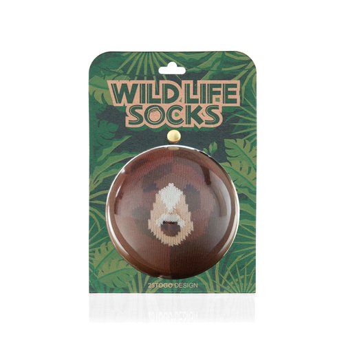 BALL SOCKS WILDLIFE SOCKS 野生動物襪 棕熊