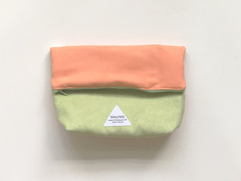 MaryWil Colorful Shoulder Bag-Orange/Green - กระเป๋าแมสเซนเจอร์ - วัสดุอื่นๆ หลากหลายสี