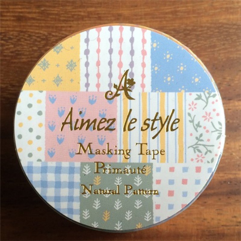 Aimez le style紙膠帶-自然圖案 (A04581) - 紙膠帶/和紙/PET - 紙 多色