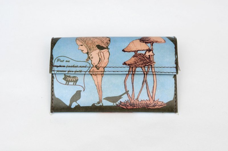 1983ER wrap - One autumn boy - Wallets - Paper Blue