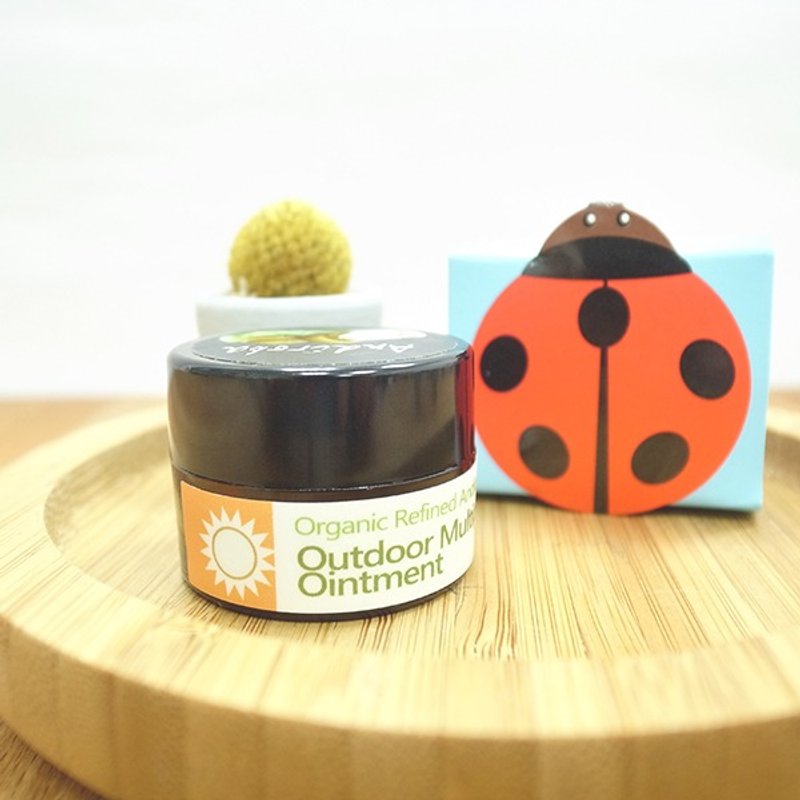 【綠機花園Green Plus】寶貝安心系列 山金車戶外修護膏 - 身體乳/按摩油 - 植物．花 橘色