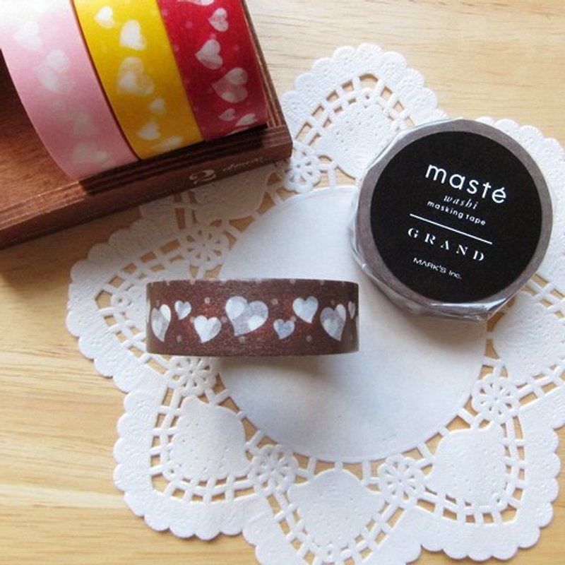Maste Masking Tape and paper tape (MSG-MKT20-BR) - Washi Tape - Paper Brown