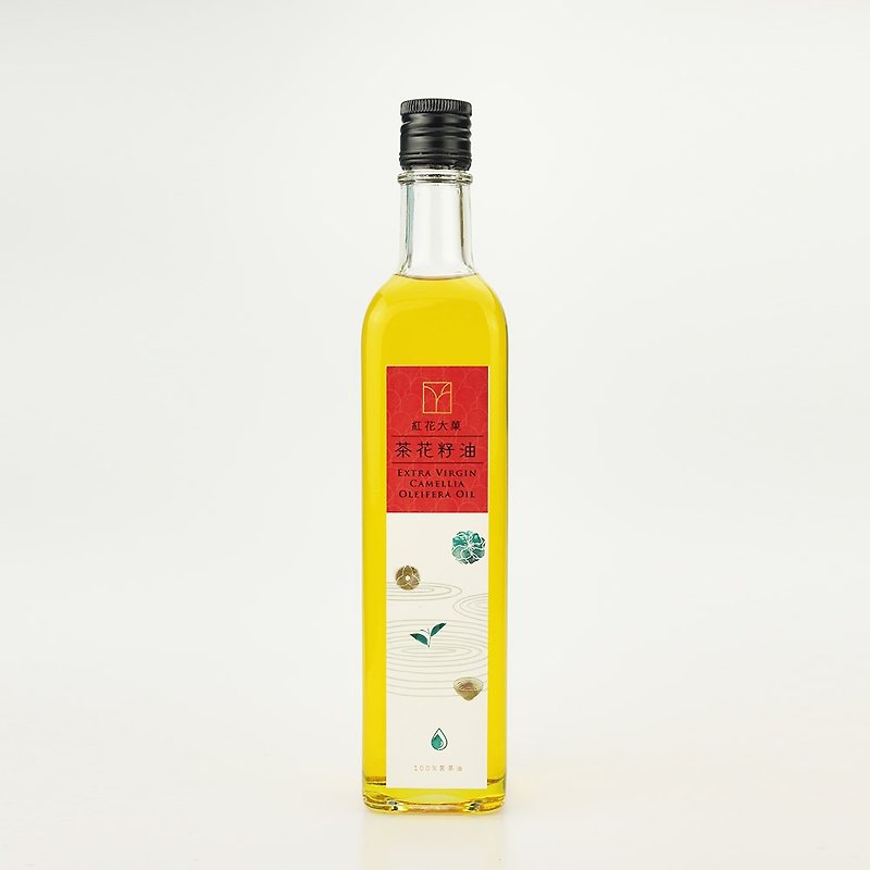 [There is a good tea] safflower big fruit (Camellia seed oil) bitter tea oil 250ml - เครื่องปรุงรส - แก้ว สีแดง