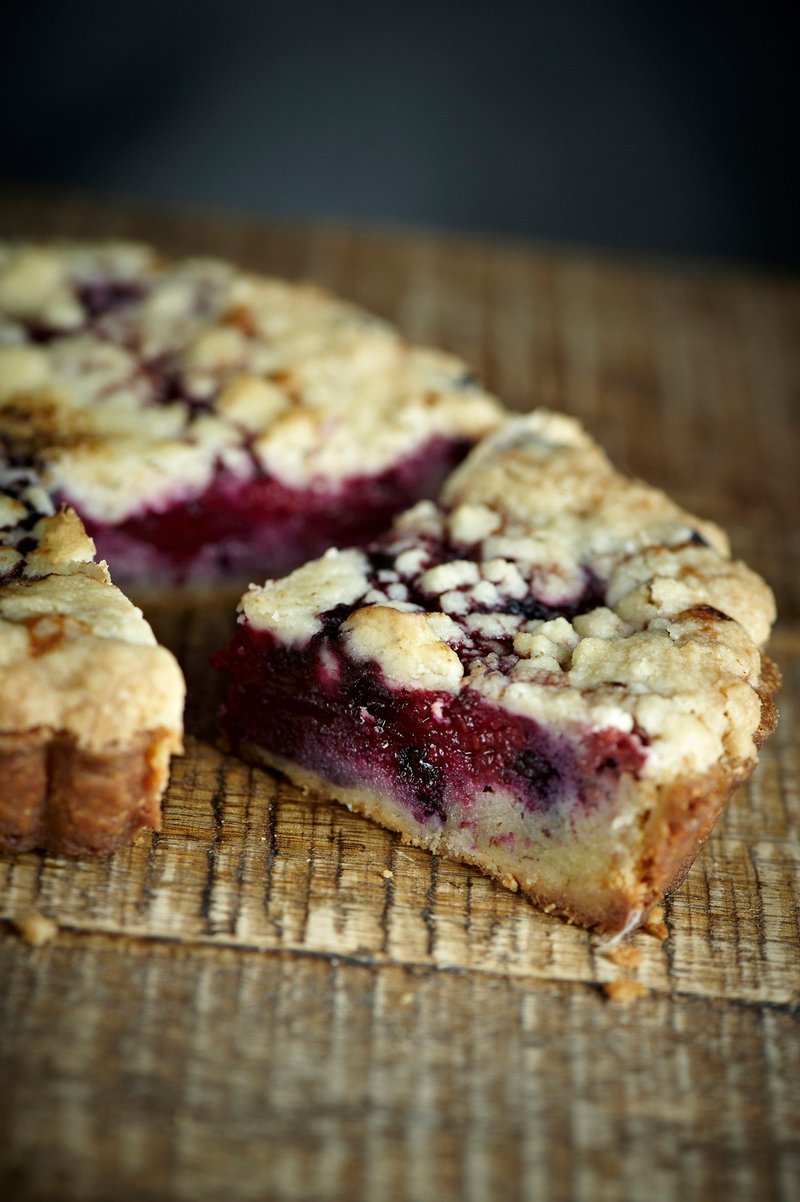 奶酥野莓派 Crunchy topped & Mixed-berry pie - 鹹派/甜派 - 新鮮食材 紫色