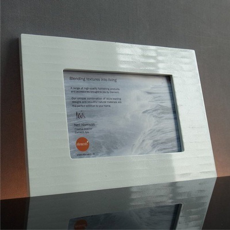 Mandal Photo Frame for 4x6 (10 x 15cm) 頂級工藝相框 - 8P261 - 畫框/相架  - 木頭 白色