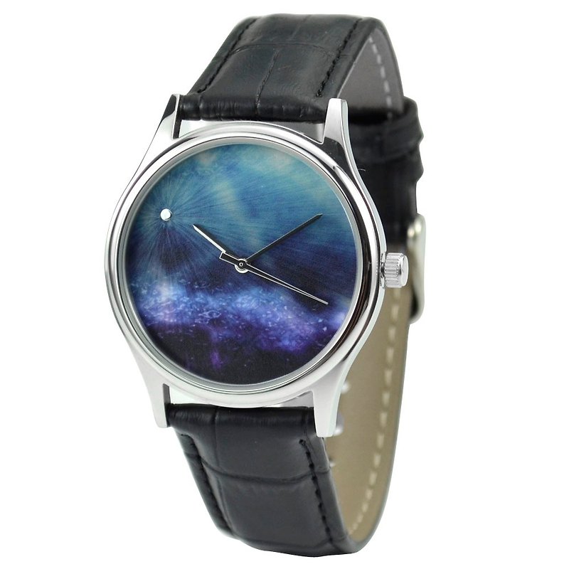 Quiet as a deep-sea watch-Unisex-Free Shipping Worldwide - Women's Watches - Other Metals Blue