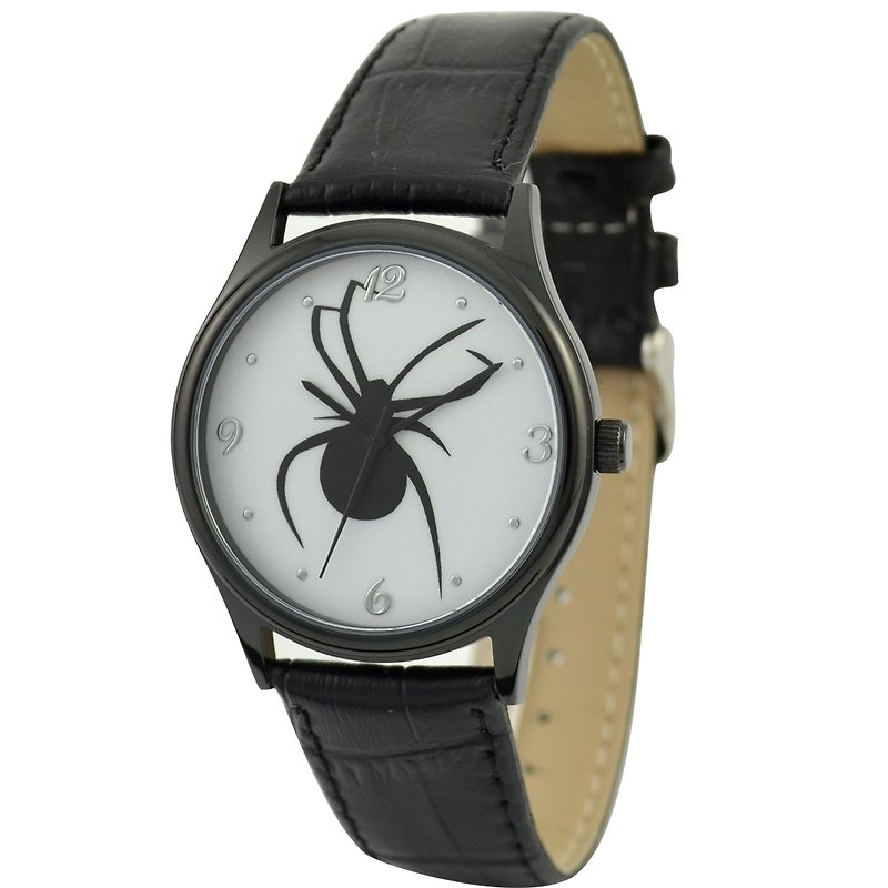 Halloween watch (spider) - Men's & Unisex Watches - Other Metals Black