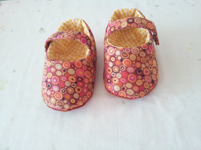 Bright orange baby shoes - Baby Shoes - Other Materials Orange