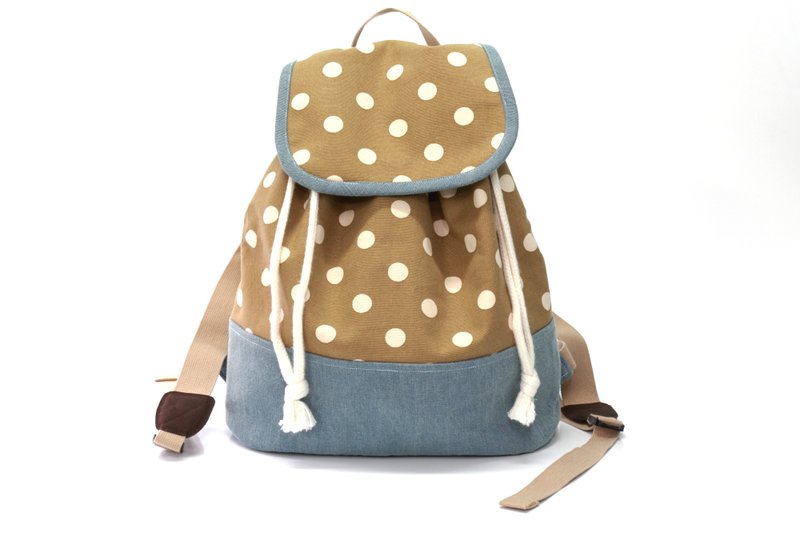 Nippon No. 8 canvas Limited models - after caramel macchiato / beam port backpack - (! Promotional 75% discount) / tote / shoulder bag - กระเป๋าหูรูด - วัสดุอื่นๆ สีนำ้ตาล