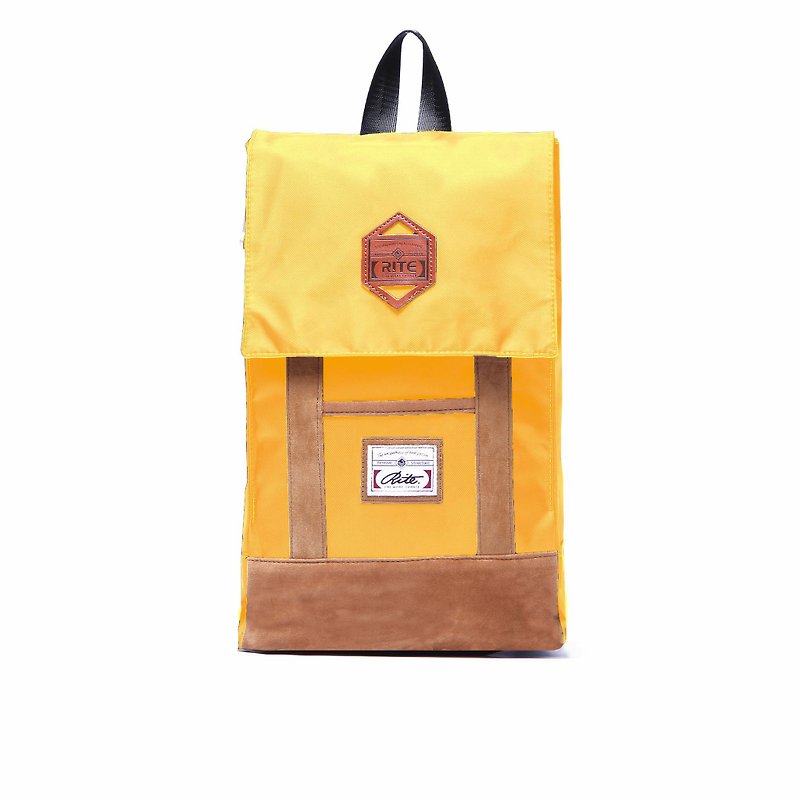 2014 autumn new | Green Man Bag - Nylon light yellow | - Backpacks - Other Materials Yellow