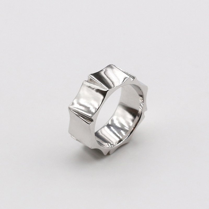 Sunny sterling silver ring - แหวนทั่วไป - เงินแท้ สีเงิน