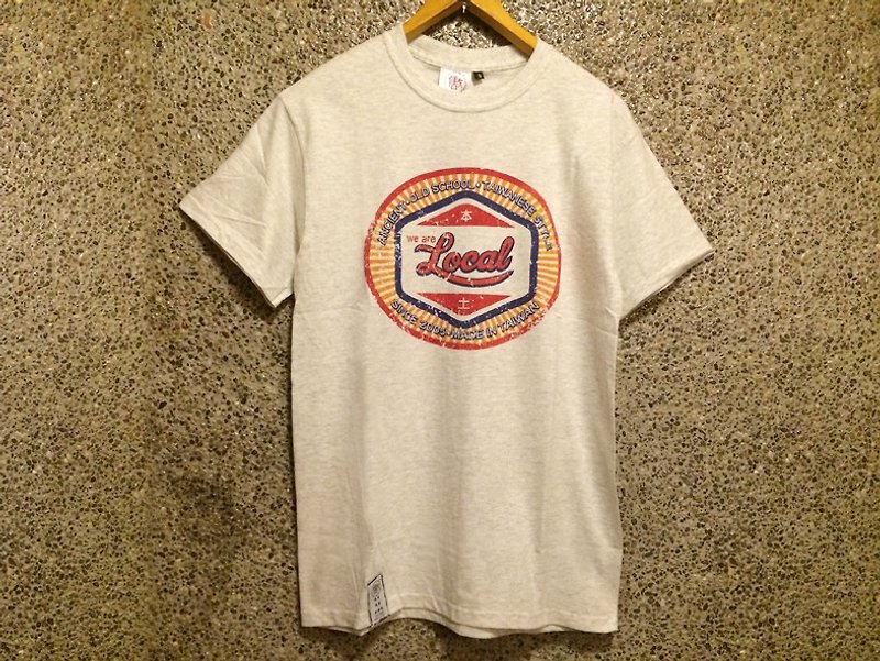 <自做自售>復古T-SHIRT-本土(只剩白色喔!) - 男 T 恤 - 棉．麻 