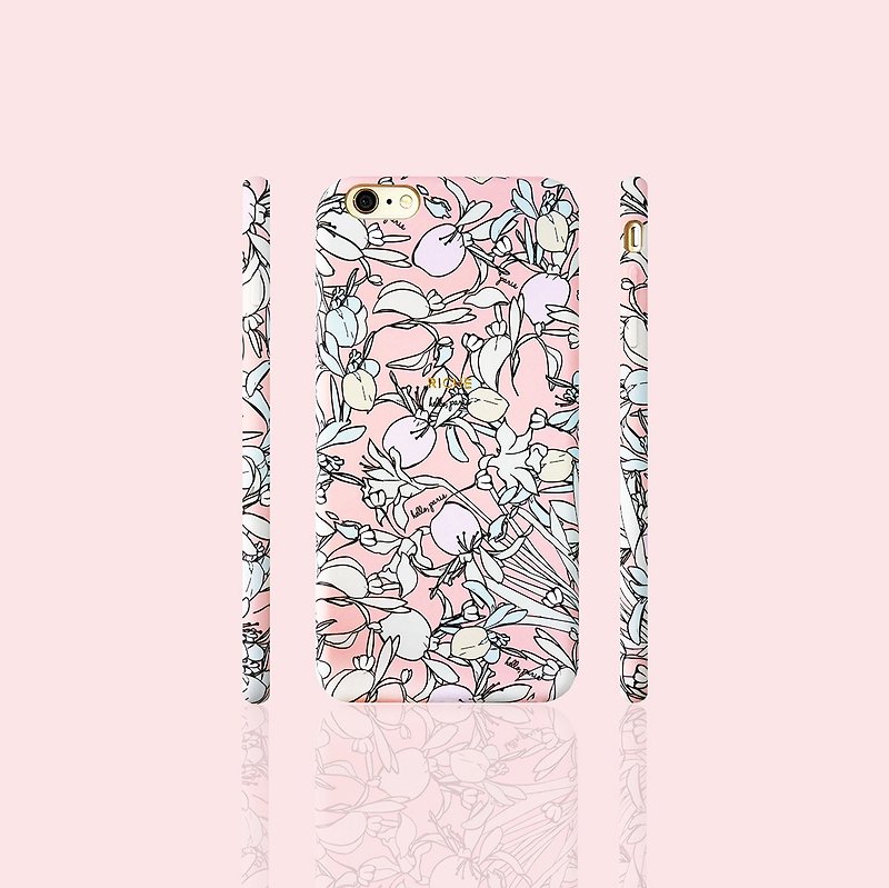 粉紅鳶尾花語手機殼 - 手機殼/手機套 - 其他材質 粉紅色
