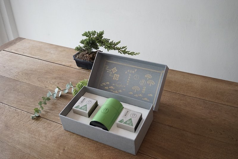 【Wolf Tea】Floral Green / Mellow Orange Gift Box - Tea - Fresh Ingredients 