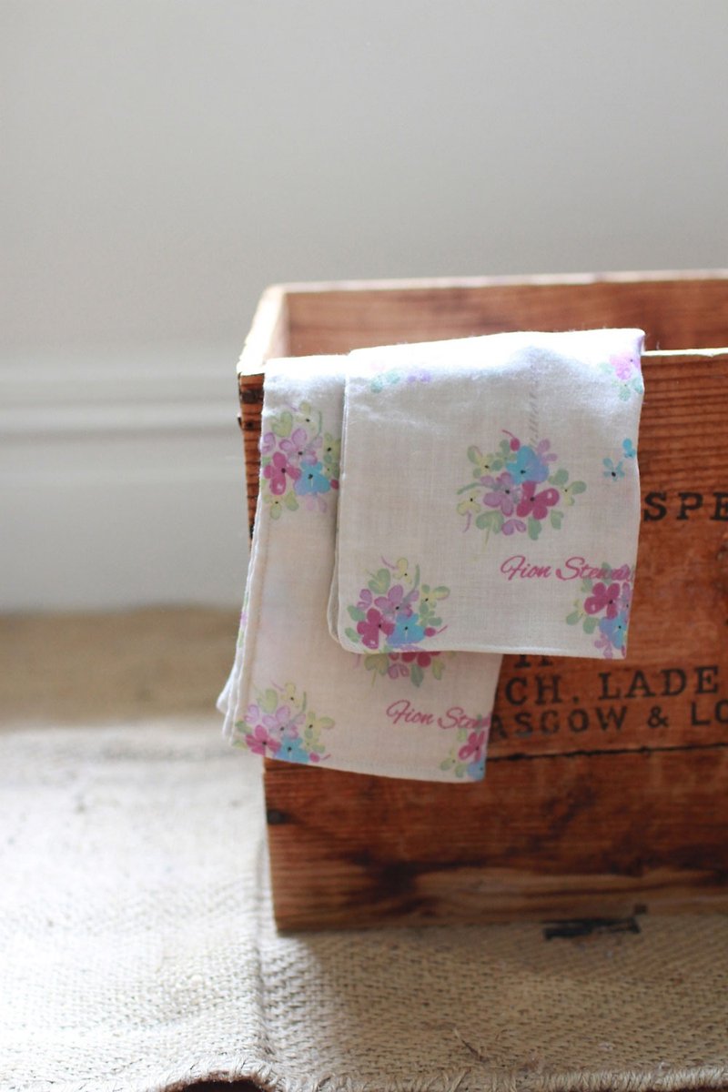 Fion Stewart Handkerchief Towel/Bag Towel - Purple - Handkerchiefs & Pocket Squares - Other Materials Purple