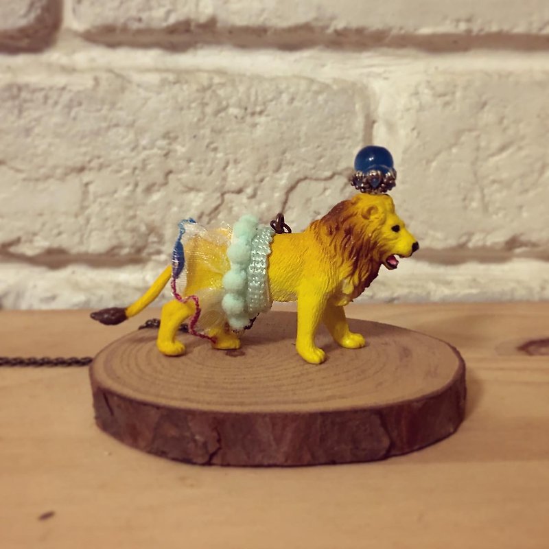 動物園 | 獅子 項鍊 - 項鍊 - 塑膠 黃色