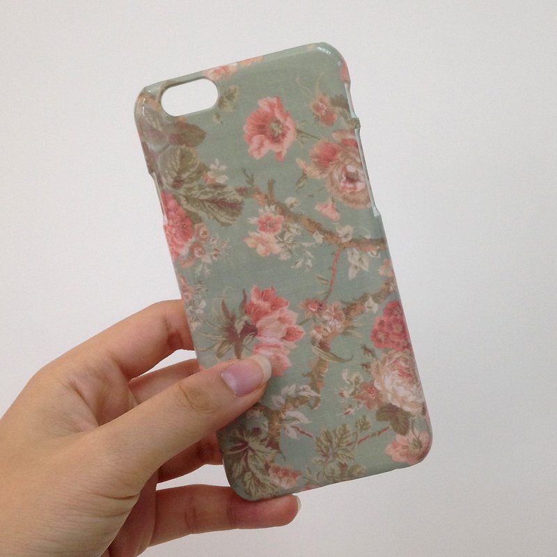 vintage rose pattern 08 3D Full Wrap Phone Case, available for  iPhone 7, iPhone 7 Plus, iPhone 6s, iPhone 6s Plus, iPhone 5/5s, iPhone 5c, iPhone 4/4s, Samsung Galaxy S7, S7 Edge, S6 Edge Plus, S6, S6 Edge, S5 S4 S3  Samsung Galaxy Note 5, Note 4, Note 3, - Other - Plastic 