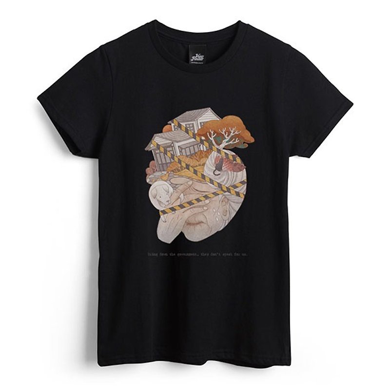 Improper collection - Black - Women's T-Shirt - Women's T-Shirts - Cotton & Hemp Black