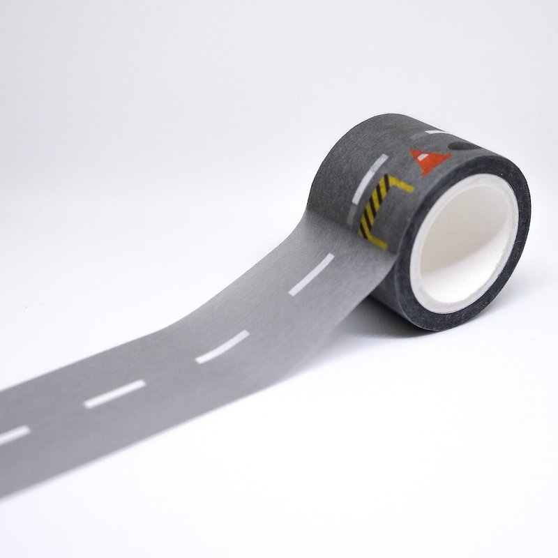 Road series masking tape : road - มาสกิ้งเทป - กระดาษ สีเทา