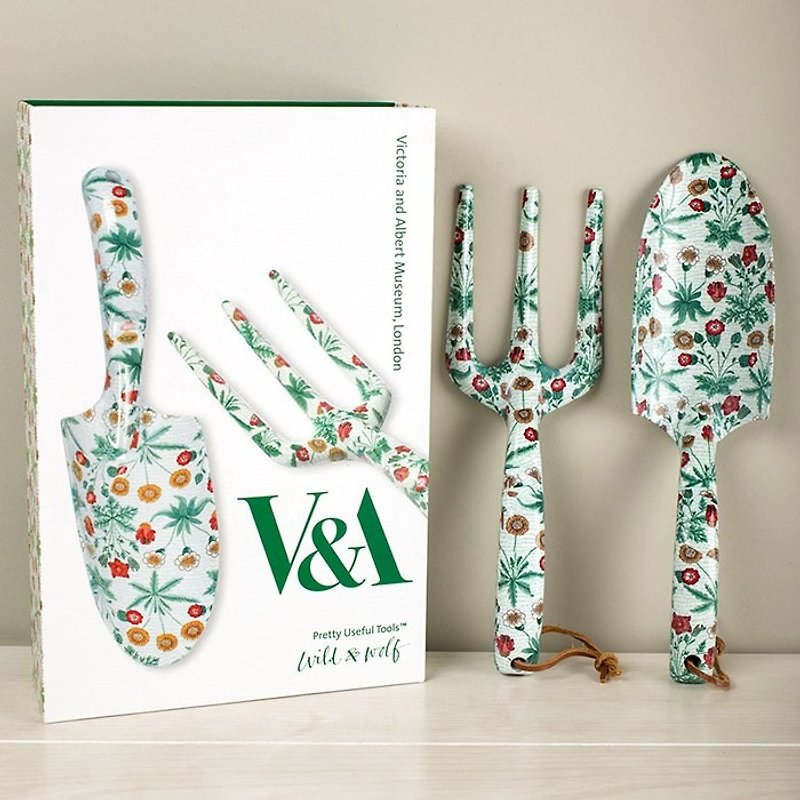 [SUSS] British imports of V & amp; A gardening tool Yiping group (Victorian daisy wallpaper pattern) - Stock Free transport - อื่นๆ - โลหะ สีเขียว