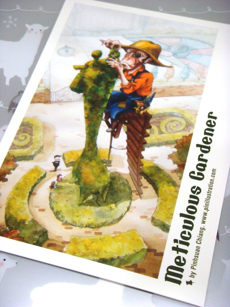 【Pin】Meticulous Gardener│Print│Postcard - การ์ด/โปสการ์ด - กระดาษ สีเขียว
