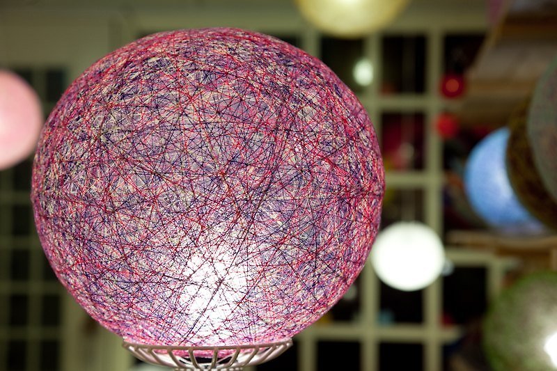 【Carnation】Hand-woven ball lampshade - Lighting - Other Materials 