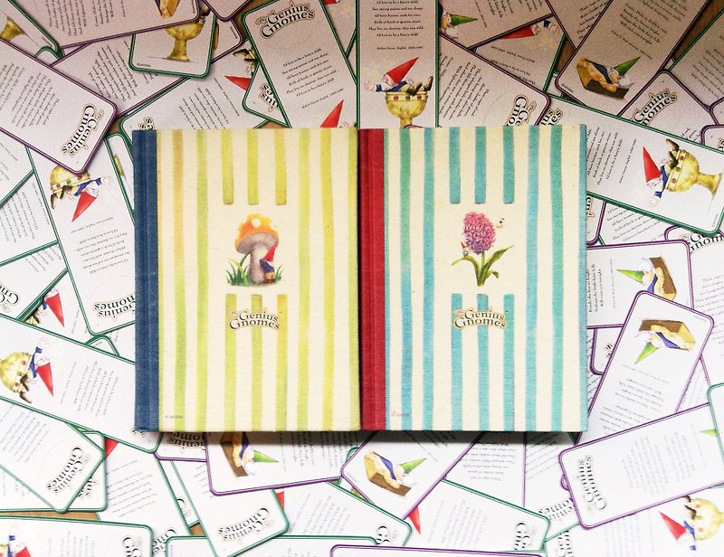 The Genius Gnomes feel cloth notebook X2 - สมุดบันทึก/สมุดปฏิทิน - กระดาษ สีน้ำเงิน