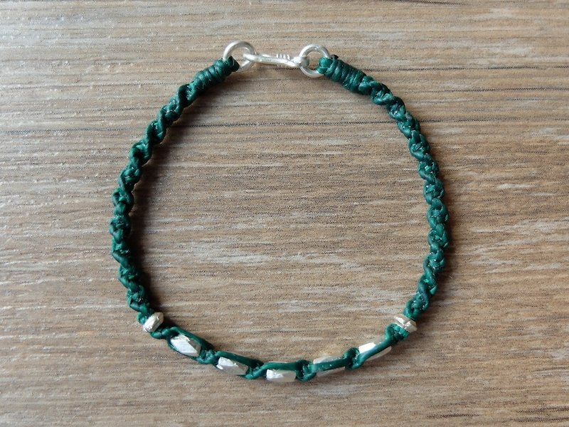 TORY wax wire bracelet [B117-9] - Bracelets - Other Materials Green