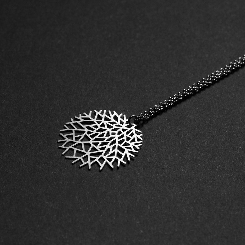 Twig necklace Woods Pendant (S) - สร้อยคอ - โลหะ 