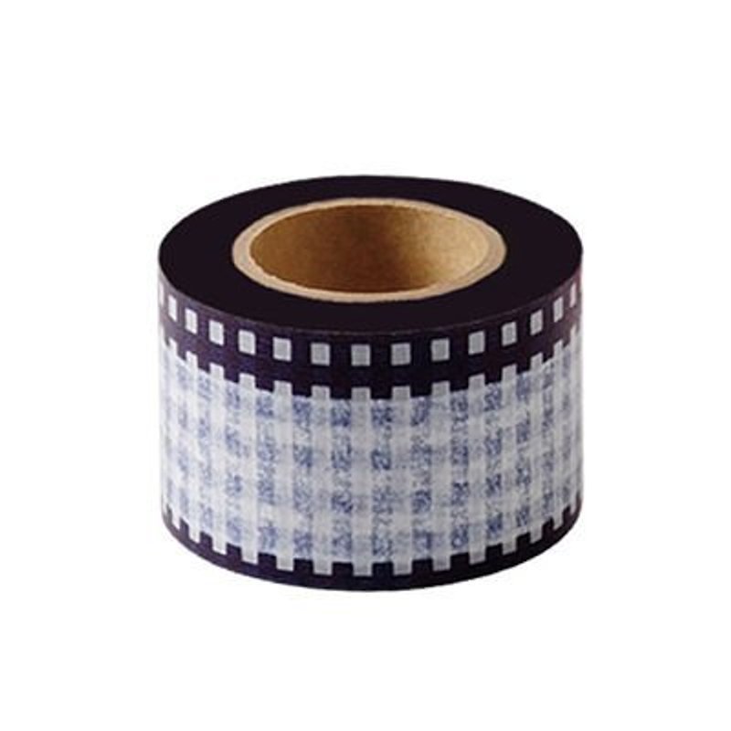 Marks Masking Tape MT和紙膠帶 方格便條-海軍藍(DA-MKT7-NV) - Washi Tape - Paper Blue