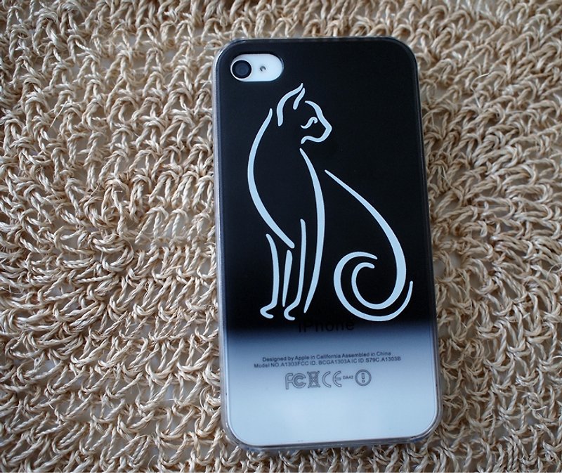 Phone Case Iphone 5 / 4s / 4 - met cat - Phone Cases - Plastic 